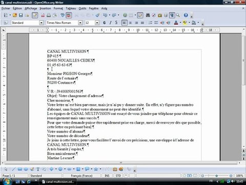 Traitement Texte 1.5 Les espacements
