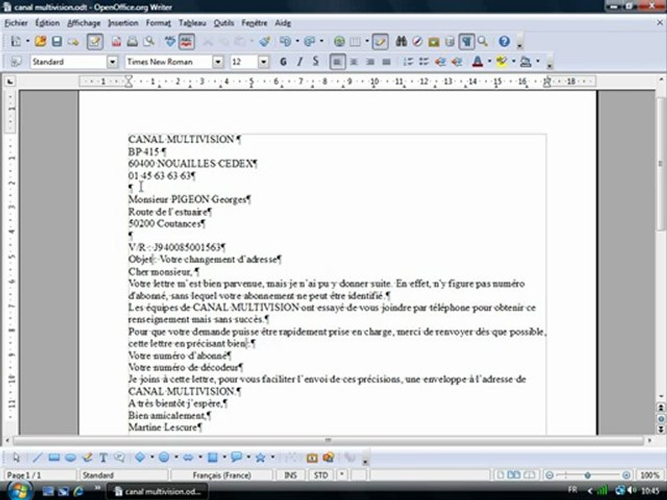 Traitement Texte 1.5 "Les espacements"