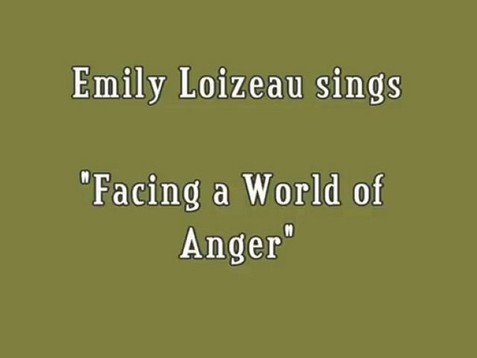 Emily Loizeau : "Facing A World Of Anger" (sous-titres)