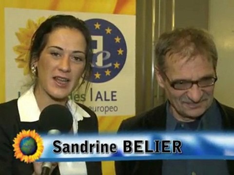 Sandrine Bélier et Jean-Paul Besset à Madrid