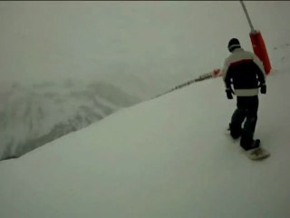 SNOWBOARD  Aussois. Franky et Eric. Pur Plaisir.