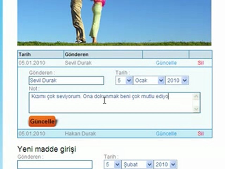 İşte Benim Dünyam - Sevdiklerim Güncelleme