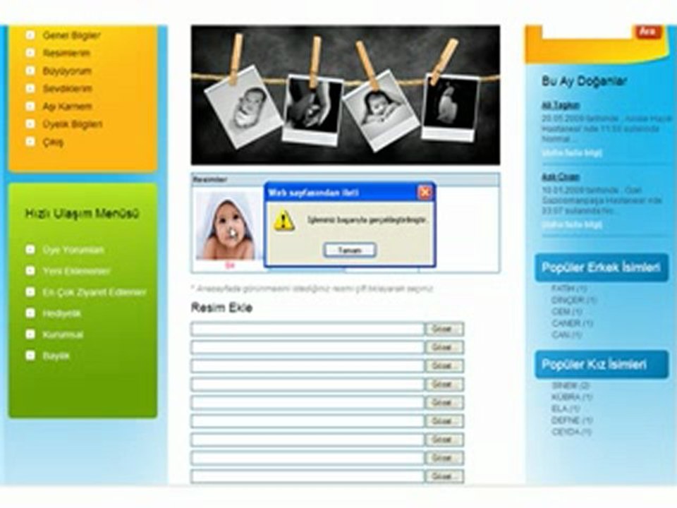İşte Benim Dünyam - Anasayfa Arka Plan Resmi Ayarlama