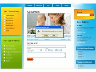 İşte Benim Dünyam - Aşı Karnem Bilgi Silme