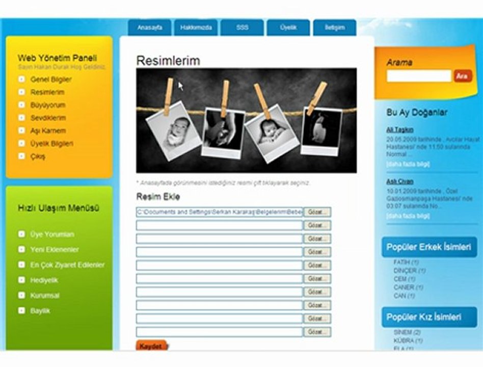İşte Benim Dünyam - Resim Ekleme