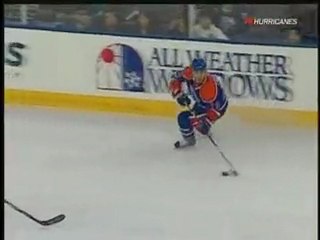 Hurricanes - Oilers Highlights (2/1/10)