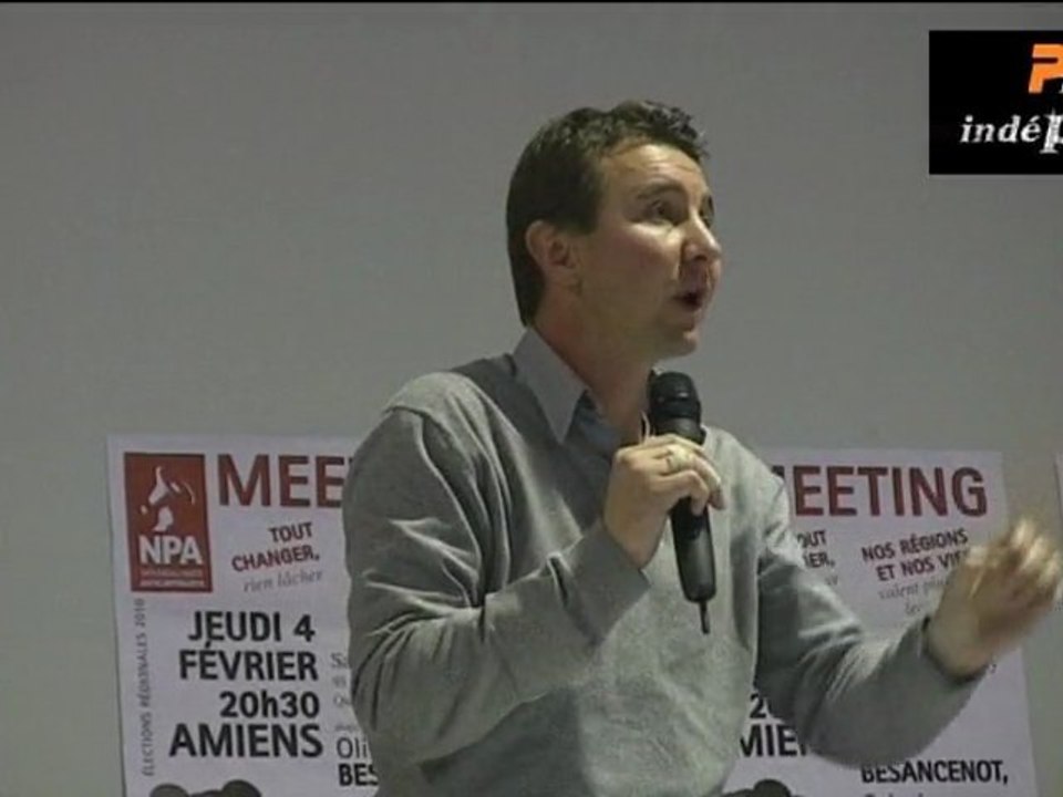 Olivier Besancenot et le foulard d'Ilham Moussaïd