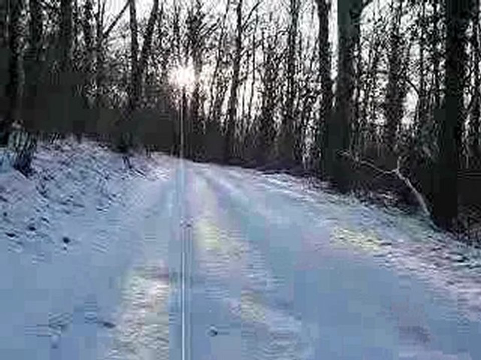 Marche dans la neige Notre dame d'Etang Velars 31-01-2010