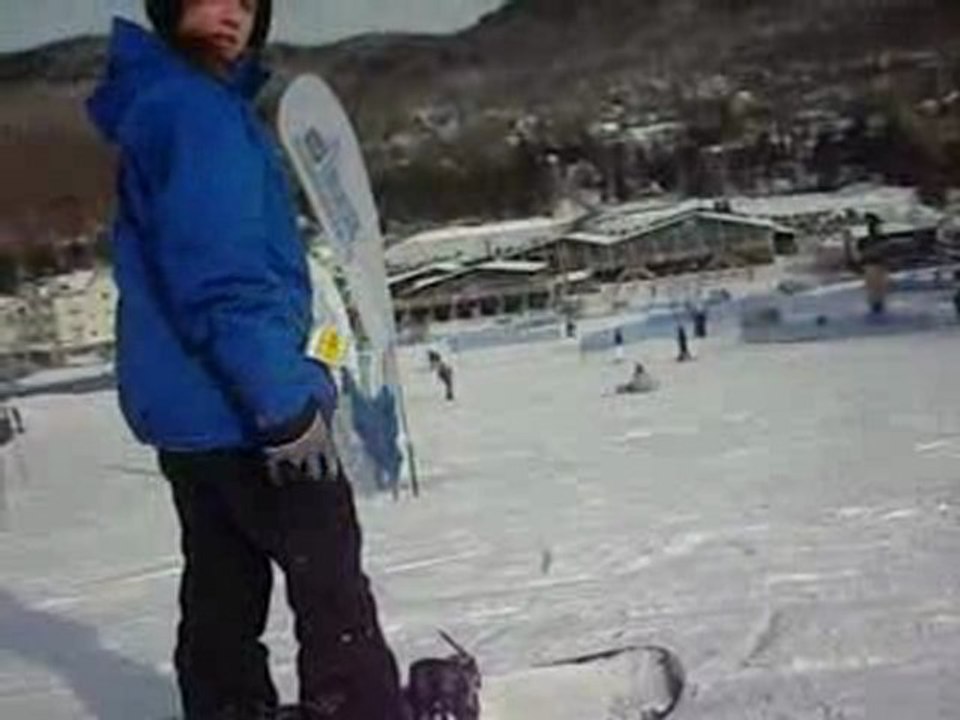 Mitica & Valérie en train de faire du snoow