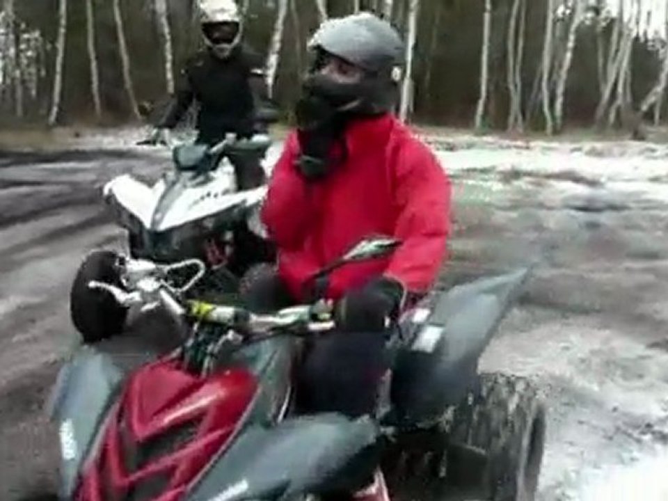 Départ arretté Fred 700 Raptor vs Olivier 500 Target