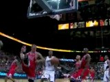 Derrick Rose finishes with authority during the first quarte