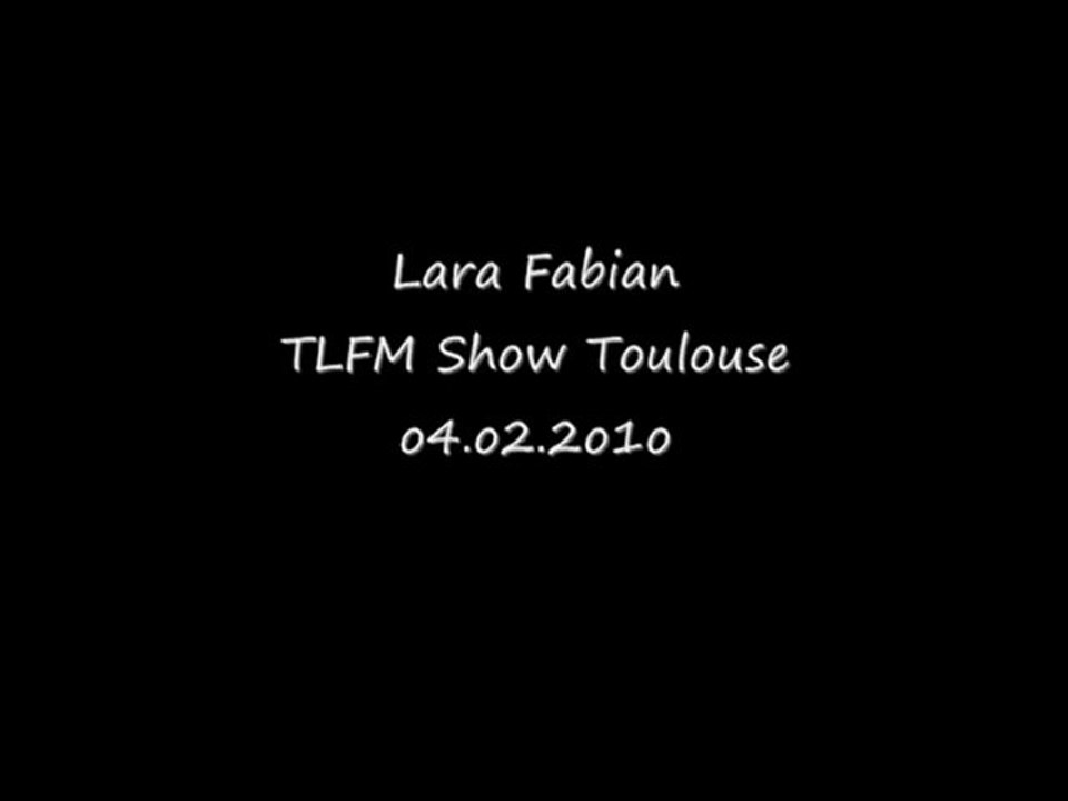Lara Fabian Toulouse o4.o2.2o1o "Mamy blue-Soleil Soleil"