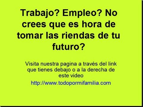 Buscar trabajo? Buscar empleo?