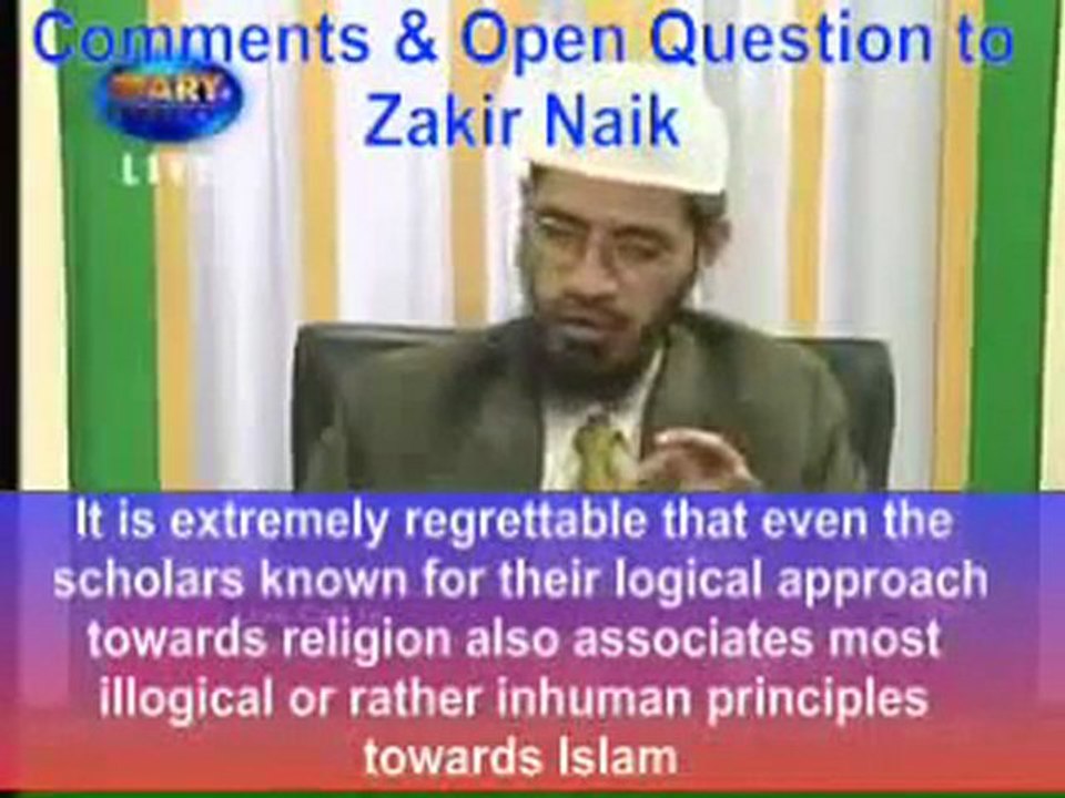 Zakir Naik: The Death penalty for those who leave Islam