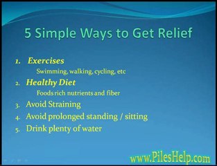 Hemorrhoids Home Remedy-5Simple Ways to Get Relief