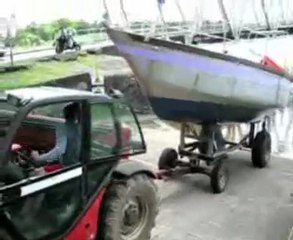 Remise à l'eau de Ti-Zozo