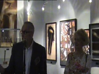 Serge Tenèze lors de l'Exposition La "Mémoire-Peau"