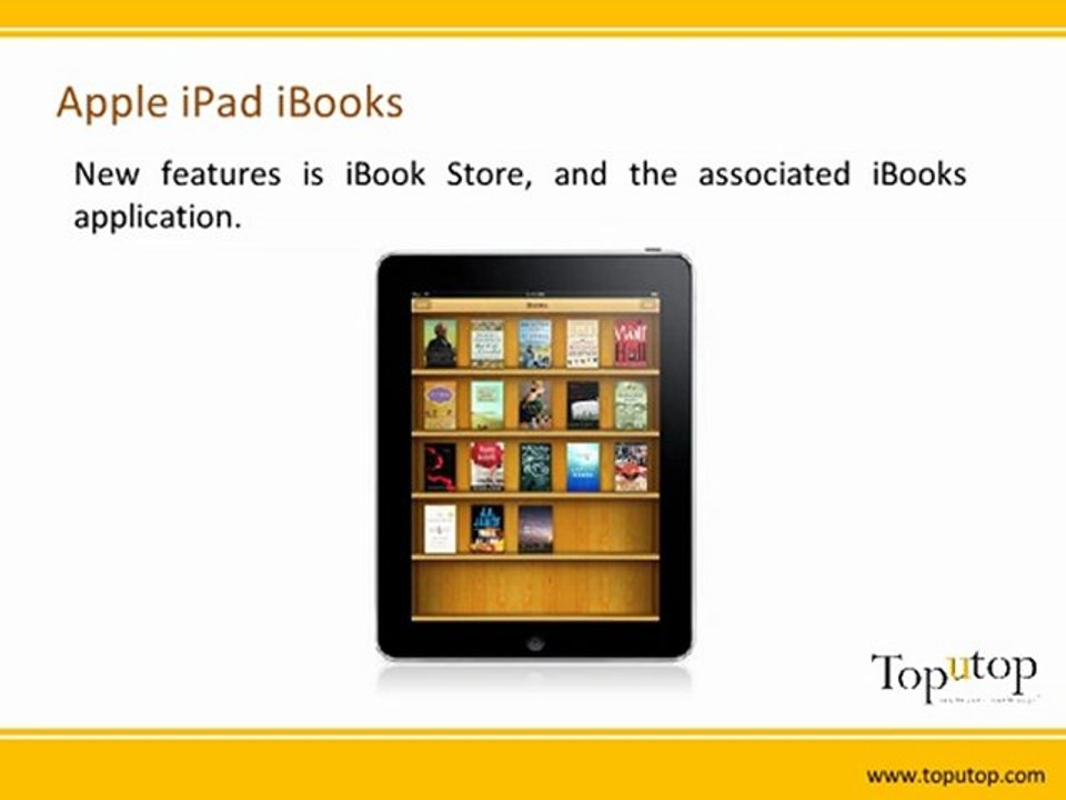 Apple iPad Features