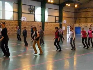 Danse irlandaise à l'AEPGE d'ARRAS - 1ère partie de la leçon