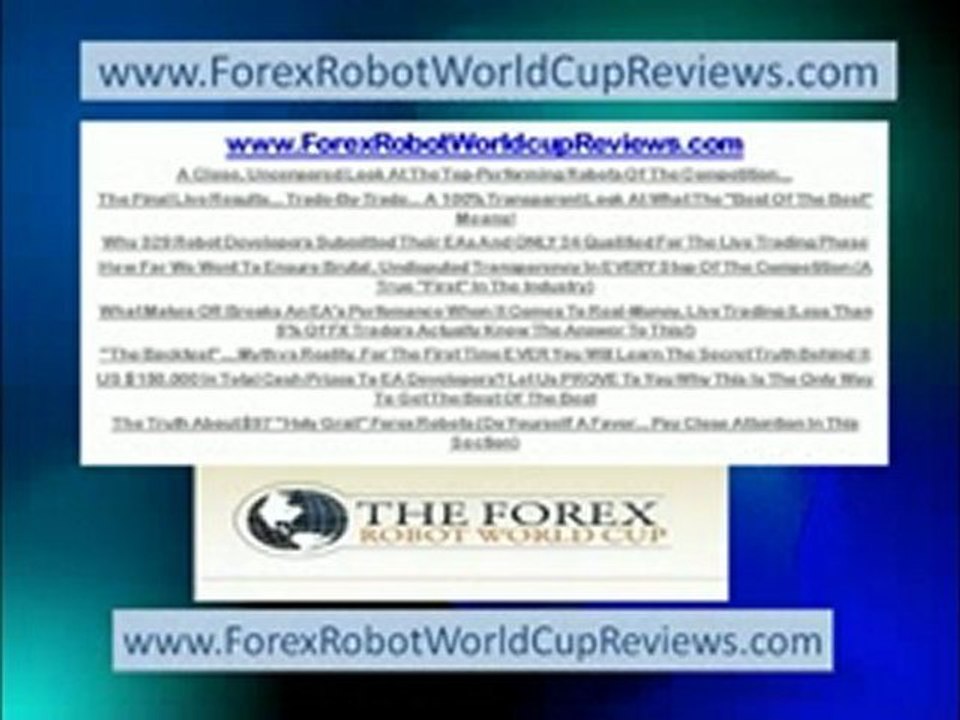 FXCM Top Broker Interview--Forex Robot