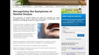 Herpes symptoms The Pros and Cons of Genital Herpes Treatmen