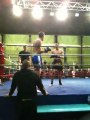 Combat de Thomas Muay Thai, interclub a St-ouen(2 eme round)
