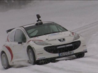 En piste avec Stéphane Sarrazin - Peugeot Winter Tour