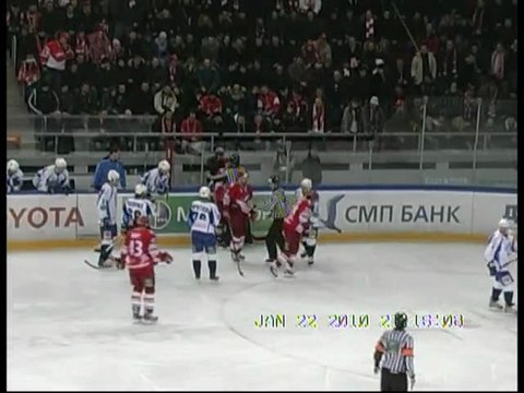 Обзор 22.01.10.Спартак @ Динамо Минск 6-3