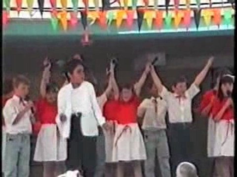 Matis Jackson à l'âge de 8 ans en 1995