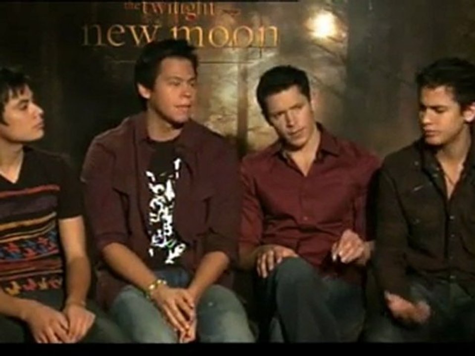 New Moon Wolf Pack interview Chaske, Alex, Bronson, Kiowa