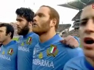 Fratelli d'Italia (Hymne National Italien) 06-02-10 Rugby It