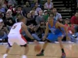 Russell Westbrook steals the ball and finishes with an easy