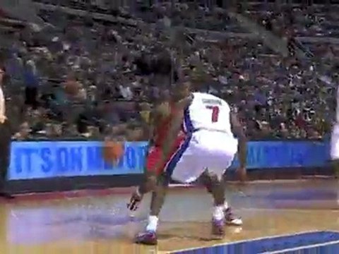 Ben Gordon picks off Terrence Williams and hits Will Bynum o
