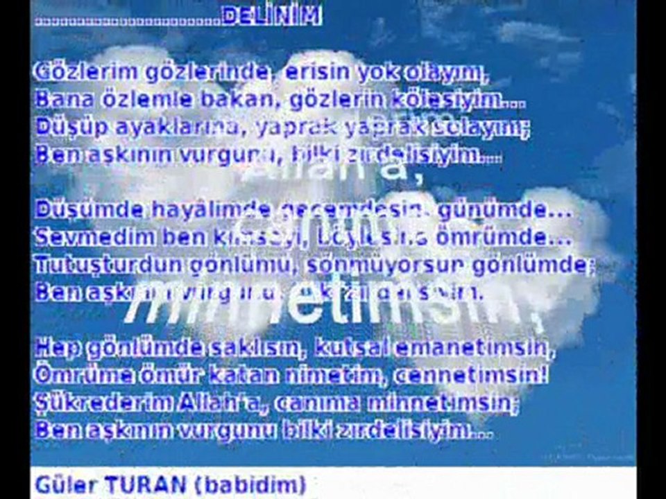 GÜLER TURAN--DELİNİM ŞİİRİ--