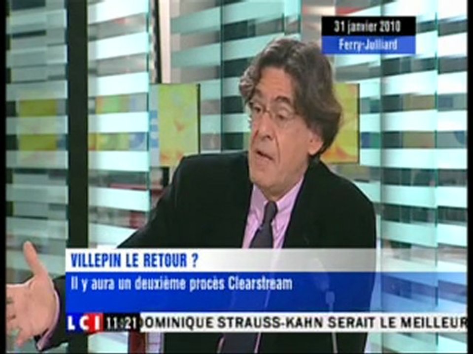 LCI Ferry Julliard 31 jan 2010 Clearstream Villepin