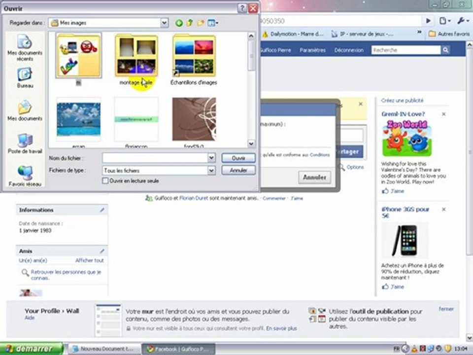 Comment maitre une photo de profil sur facebook ?