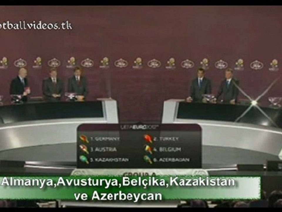 Euro 2012 A Grubundaki Rakiplerimiz:Almanya Avusturya belçik