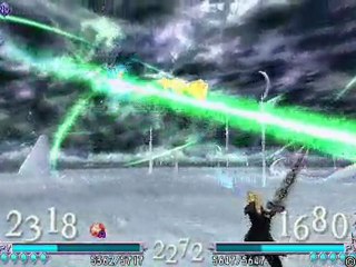 Dissidia Final Fantasy Cloud vs Tidus