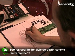 Hugue Labiano en interview pour Planète BD