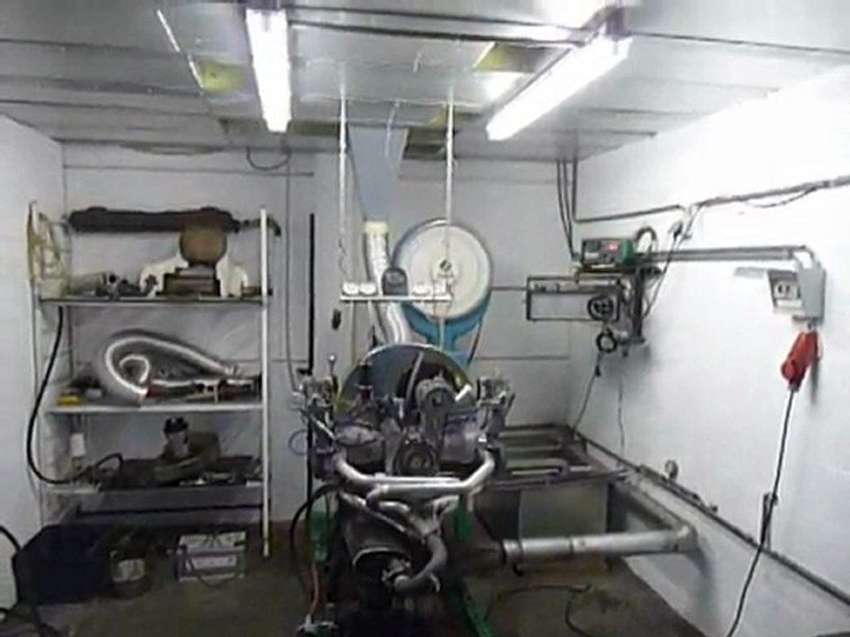 moteur vw cox 2387 de David au banc moteur chez Jean-Luc