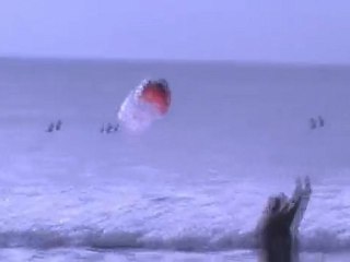 Surfing Boscombe Pier, Bournemouth, UK - 06.02.2010