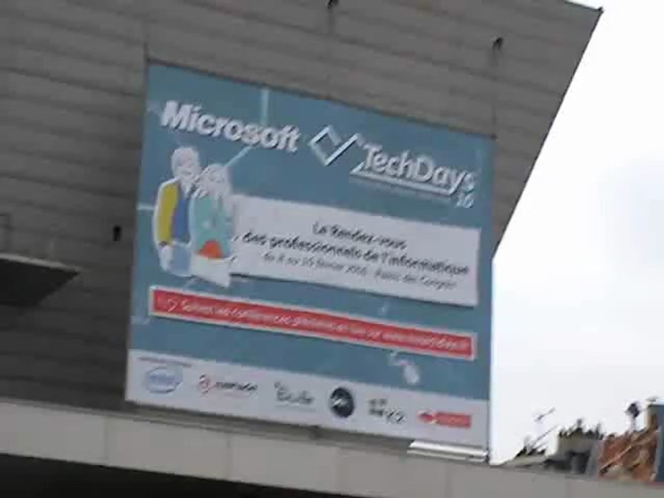 Derniers ajustements des Techdays 2010