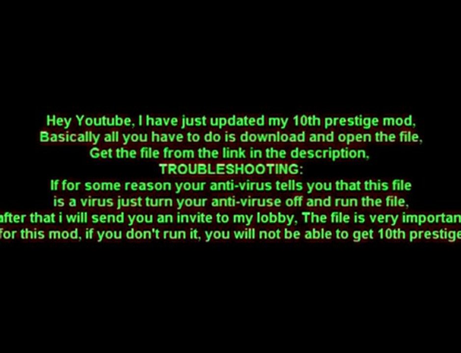 Modern Warfare 2 10th prestige mod *After Patch*