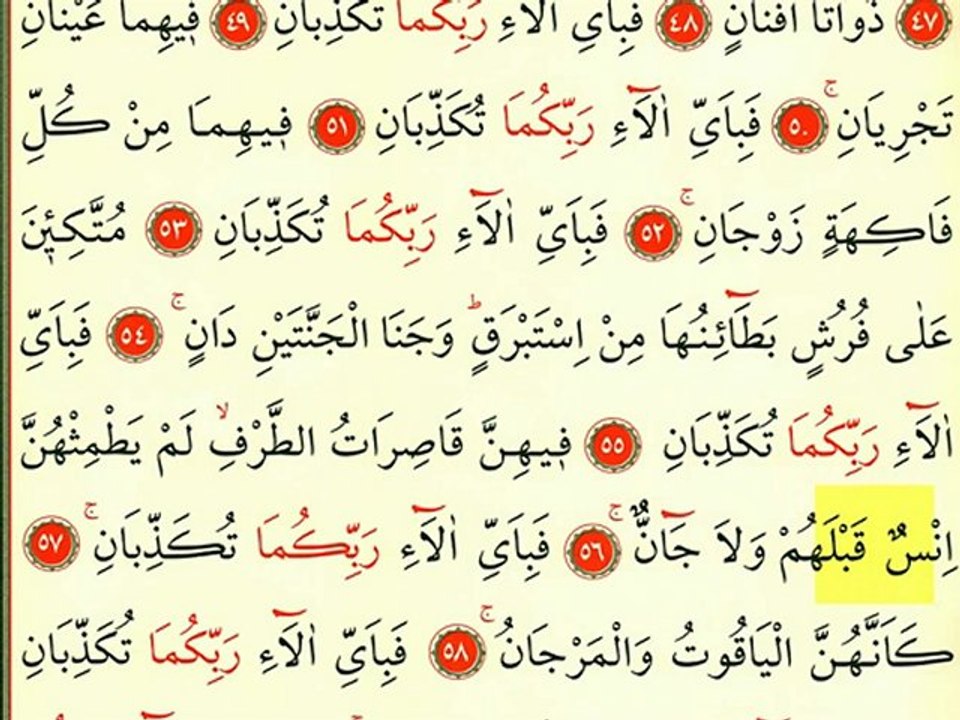 Rahman Suresi 3 - Ok Takipli Kur'an-ı Kerim Tilaveti