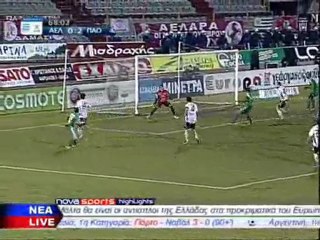 21st  AEL-PAO 0-3 Nova tv Greece 2009-10