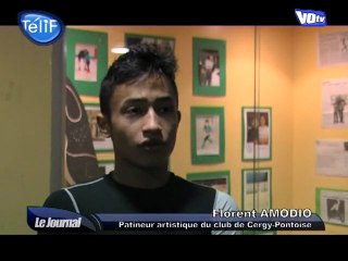 Le patineur Florent Amodio se prépare pour les JO