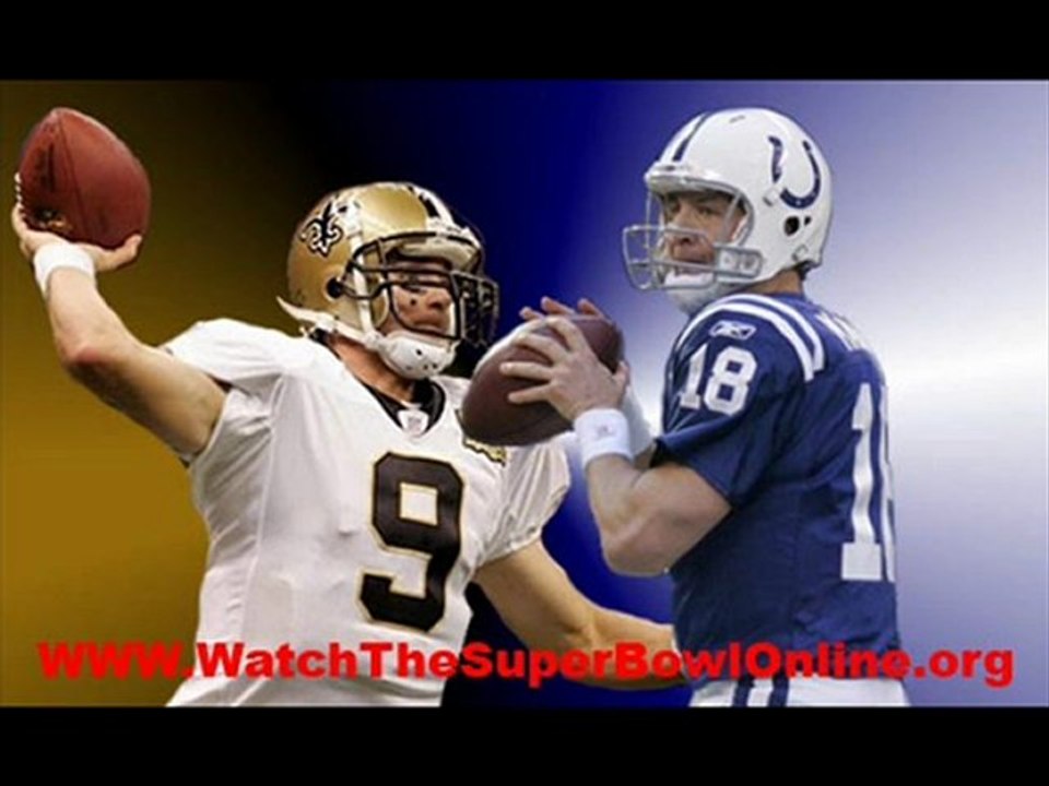 watch nfl Superbowl games Indianapolis Colts vs New Orleans