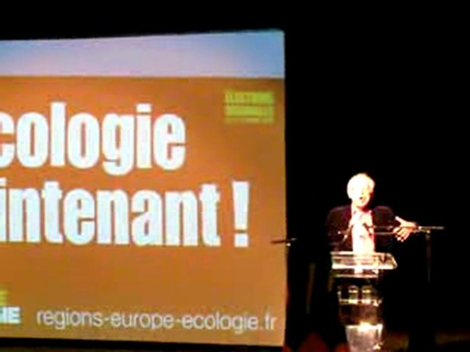 P. Meirieu, tete de liste en Rhones Alpes