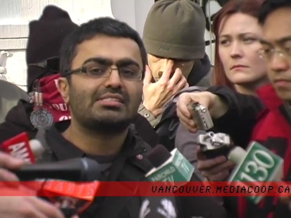 Olympic Resistance Network Press Scrum