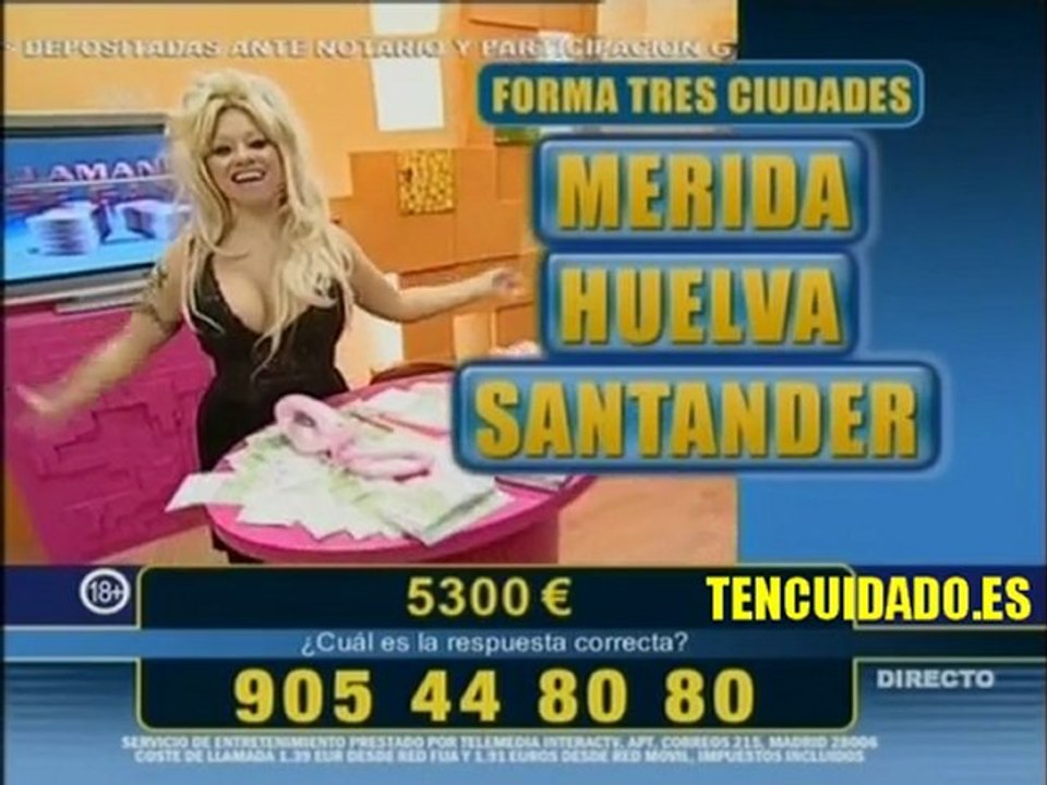 Llamando se gana - TiendaEnVeo - 6feb10 - nuevo sorteo bote